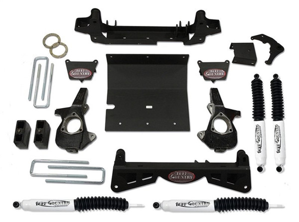 Tuff Country 01-10 Chevy Silverado 2500HD 4x4 4in Lift Kit (w/3pc Sub Frame No Shocks) - 14993