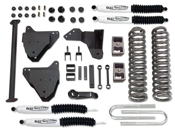 Tuff Country 05-07 F-350 Supr Dty 4X4 5in Lift Kit (w/Repl. Rad. Arm Drop Brkt No Shocks) - 24974