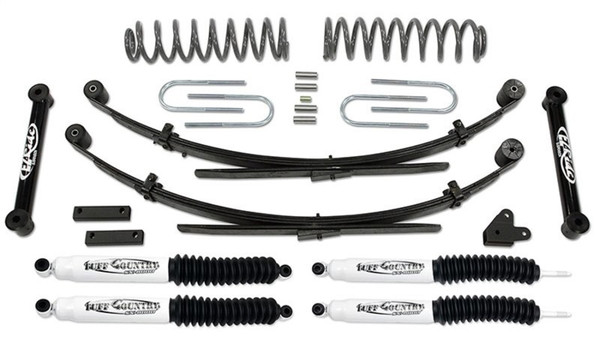 Tuff Country 87-01 Jeep Cherokee 4x4 3.5in Lift Kit with Rear Leaf Springs (No Shocks) - 43802K