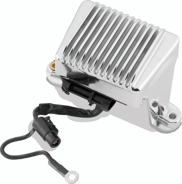 Twin Power 04-05 FLH FLT Voltage Regulator Chrome Replaces H-D 74505-04 - 498270 Twin Power 04-05 FLH FLT Voltage Regulator Chrome Replaces H-D 74505-04 - 498270