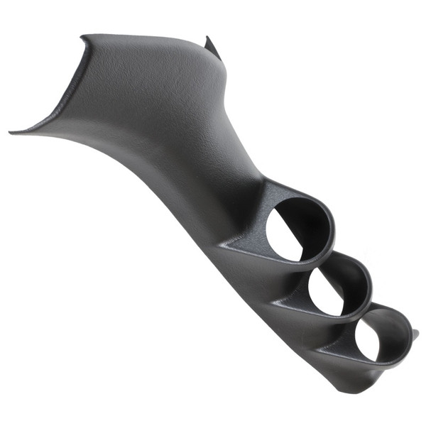 Autometer 95-98 Nissan 240SX Black Triple 52mm Pillar Pod - 22807