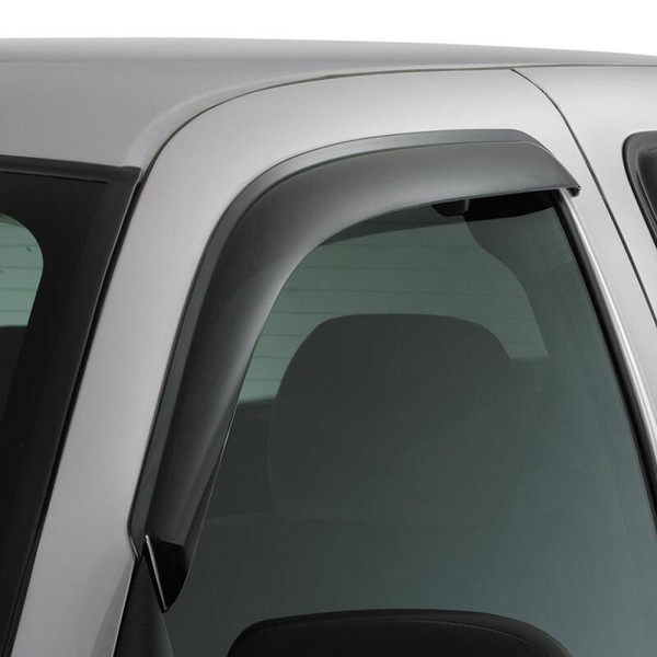 AVS 05-15 Toyota Tacoma Standard Cab Ventvisor Outside Mount Window Deflectors 2pc - Smoke - 92153