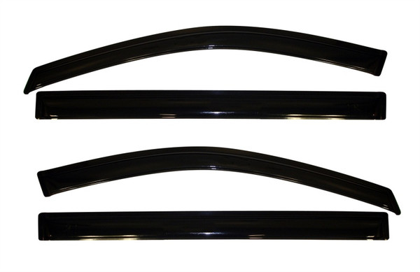 AVS 08-16 Chrysler Town & Country Ventvisor Outside Mount Window Deflectors 4pc - Smoke - 94251