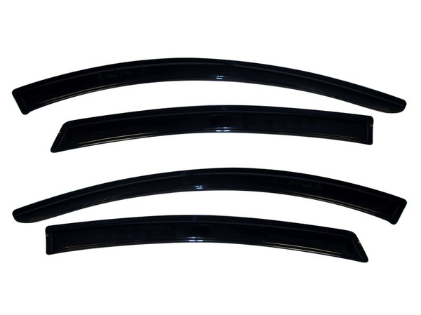 AVS 09-13 Mazda 6 Ventvisor Outside Mount Window Deflectors 4pc - Smoke - 94287