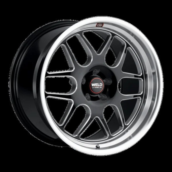 Weld Solana 20x9 / 5x115 BP / ET20 / 71.6mm Bore - Gloss Black MIL DIA Wheel - S11009090P20