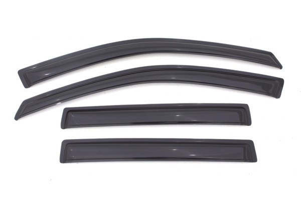 AVS 11-17 Jeep Compass (Old Body Style) Ventvisor Outside Mount Window Deflectors 4pc - Smoke - 94540