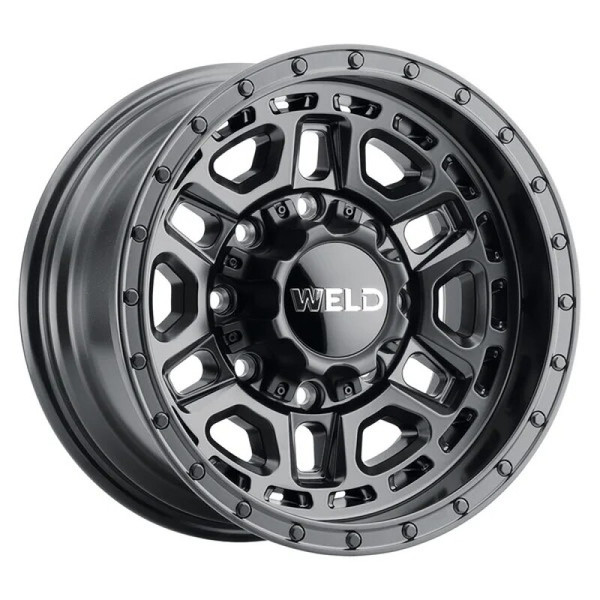Weld Off-Road Crux 20x9in / 8x180 BP / ET 0 / 124.3mm Bore - Satin Black Wheel - W11909018500