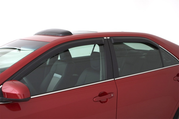 AVS 17-18 Toyota Corolla iM Ventvisor Outside Mount Window Deflectors 4pc - Smoke - 94807