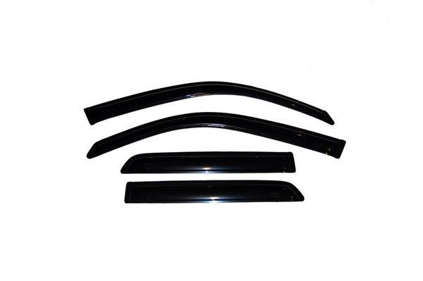 AVS 03-09 Toyota 4Runner Ventvisor Outside Mount Window Deflectors 4pc - Smoke - 94924