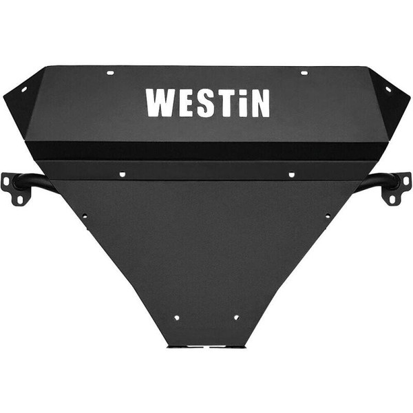Westin 2014-2018 Chevy Silverado 1500 Outlaw Bumper Skid Plate - Textured Black - 58-71005