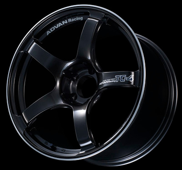 Advan TC4 17x9.0 +63 5-114.3 Black Gunmetallic & Ring Wheel - YAD7I63EBGR