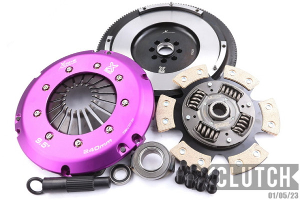XClutch 17-21 Honda Civic Type R 2.0L Stage 2R Extra HD Sprung Ceramic Clutch Kit - XKHN24537-1R
