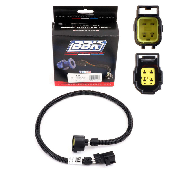 BBK 07-11 Jeep Wrangler 3.8L O2 Sensor Wire Harness Extension (1pc) 24 for BBK Long Tubes 4050/40500 - 1123