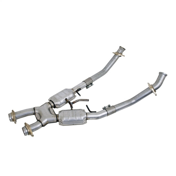 BBK 86-93 Mustang 5.0 High Flow X Pipe With Catalytic Converters - 2-1/2 - 1662