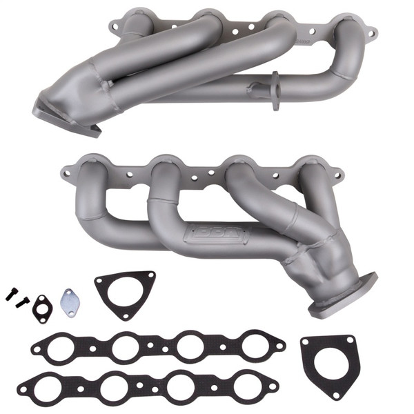 BBK 99-04 GM Truck SUV 6.0 Shorty Tuned Length Exhaust Headers - 1-3/4 Titanium Ceramic - 4006