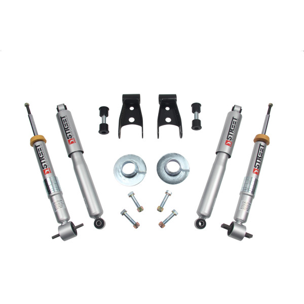 Belltech 15-17 Ford F-150 +1in to -3in Front 2in Rear Lowering Kit - 1002SP