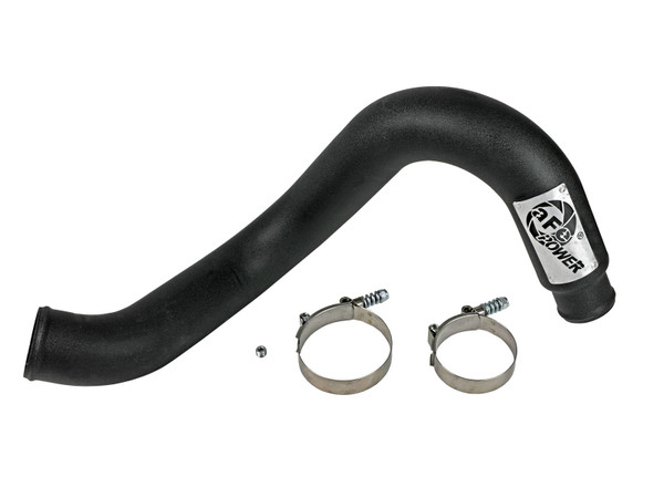 aFe BladeRunner 3in Black Intercooler Cold Side Charge Pipe 01 GM Diesel Trucks 6.6L V8 (td) - 46-20043-B
