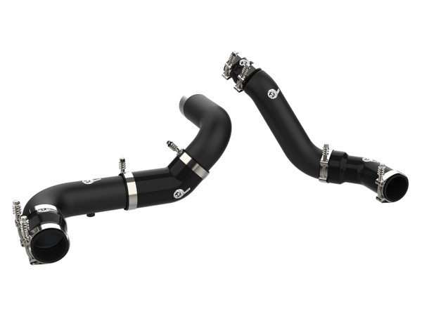 aFe 16-19 RAM 1500 V6 3.0L (TD) BladeRunner 3in Aluminum Hot & Cold Charge Pipe Kit - Black - 46-20494-B