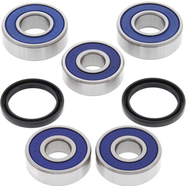 All Balls Racing 81-09 Yamaha PW50 Wheel Bearing Kit Rear - 25-1505