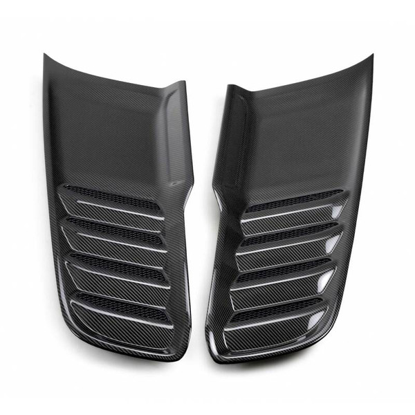 Anderson Composites 2021 Dodge RAM TRX Carbon Fiber Hood Vents - Type OE - AC-HV21DGTRX