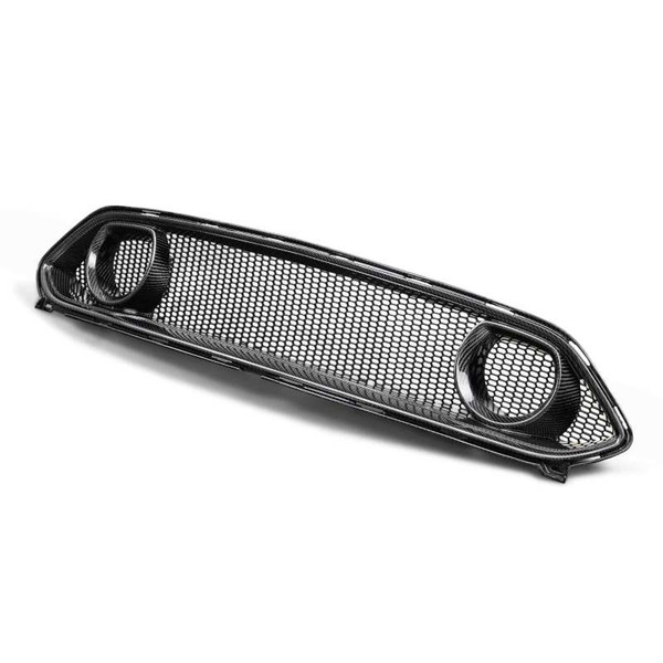 Anderson Composites 21-22 Ford Mustang Mach 1 CF Upper Grille - AC-UG21FDMUM1