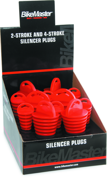 BikeMaster Exhaust Plug Display - 12pc. - 151686