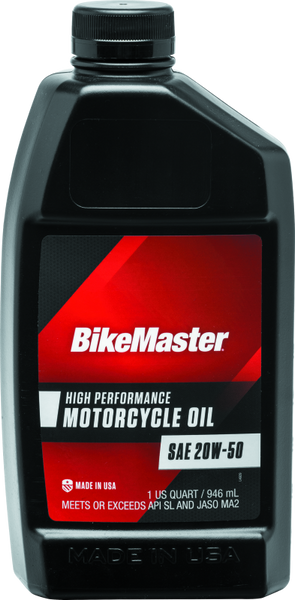 BikeMaster 20W50 Performance Oil - Quart - 532313