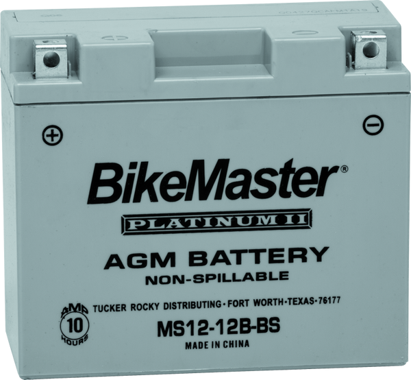 BikeMaster AGM Battery - MS12-12B-BS - 780762