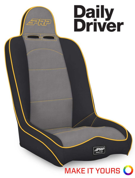 PRP Daily Driver Low Back Extra Wide Suspension Seat - A140212