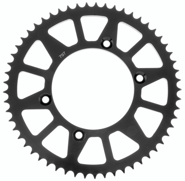 BikeMaster Suzuki Rear Steel Sprocket 428 52T - Black - 965056