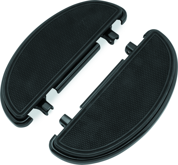 Bikers Choice 82-20 FLH FLT 86-17 FLST Black Half-Moon Floorboard Kit - 480623