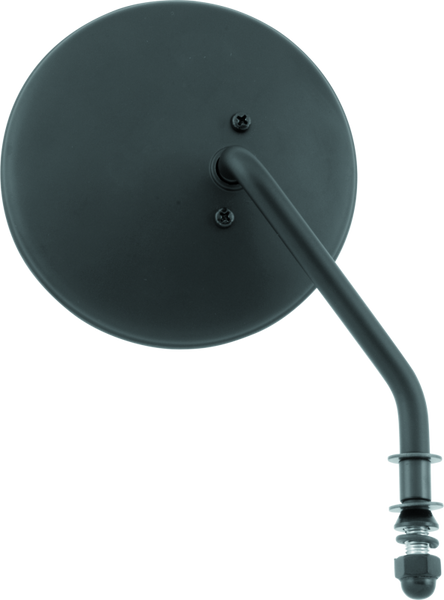 Bikers Choice Black 4 Inch Round Mirror Short Right Universal - 482776