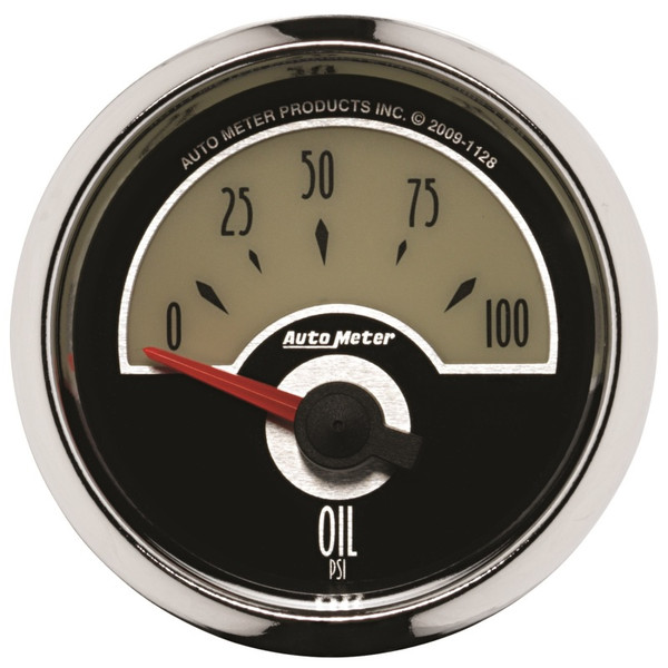 Autometer Cruiser Electric Oil Pressure 2 1/16in 100 PSI Gauge - 1128