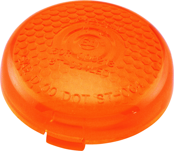 Bikers Choice Replacement Honycomb Amber Lens For LED Bullet Turn Signal - 489866