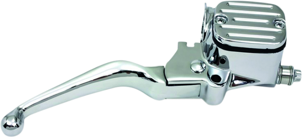 Bikers Choice Chrome 96-07 FL 96-10 ST Dyna 96-03 XL 9/16 Bore Chopped Handlebar Master Cylinder - 489988