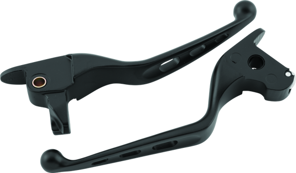Bikers Choice 14-Up Touring Black Tri-Hole Lever Set - 491155