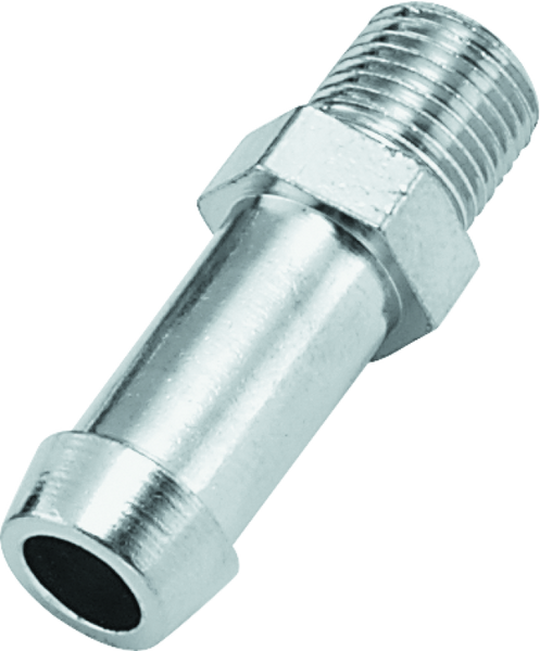 Bikers Choice 1/8 NPT X 3/8 Hose Straight Oil Line Fitting Universal Custom - 492700