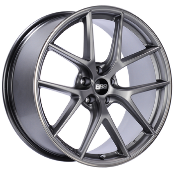 BBS CI-R 20x11.5 5x112 ET40 Platinum Silver Polished Rim Protector Wheel -82mm PFS/Clip Required - CI0802PSPO