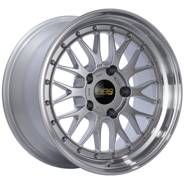 BBS LM 17x9 5x130 ET17 CB71.6 Diamond Silver Center Diamond Cut Lip Wheel - LM136DSPK