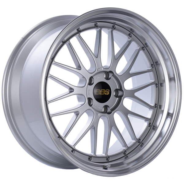 BBS LM 20x10 5x120 ET20 Diamond Silver Center Diamond Cut Lip Wheel -82mm PFS/Clip Required - LM226DSPK