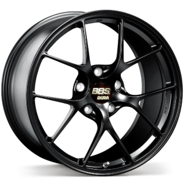 BBS RI-D 20x9.5 5x112 ET10 82mm Matte Black Wheel 82mm PFS Ring/Clip Required - RI100MB
