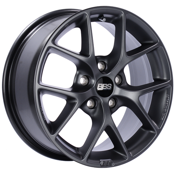 BBS SR 16x7 5x120 ET36 Satin Grey Wheel -82mm PFS/Clip Required - SR009SG