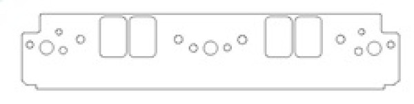 Cometic Chrysler W8 Head V8 .031in Fiber Intake Manifold Gasket Set - 1.450in x 2.200in Ports - C5586-031