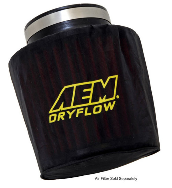 AEM Air Filter Wrap 6 in Base 5 1/4 in Top 5 in Tall - 1-4000