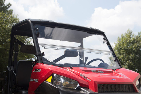Seizmik 13+ Polaris Ranger 900/1000 XP/Crew Full-Size Windshield Versa-Fold Double-Coated - 50-25001KIT