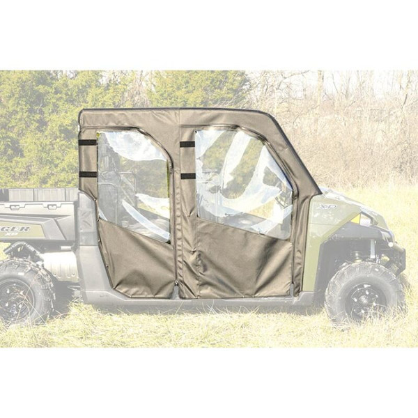 Seizmik 14-19 Polaris 1000 Ranger XP Crew Soft Doors w/ Zippers Kit - 51-21003