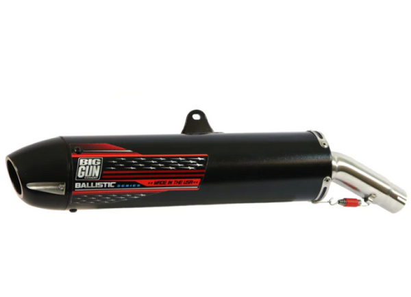 Big Gun 07-14 Kawasaki KFX 450R Ballistic Series Slip On Exhaust - 08-1152
