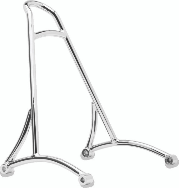 Burly Brand Short Sissy Bar 13in - Chrome - B13-1500C