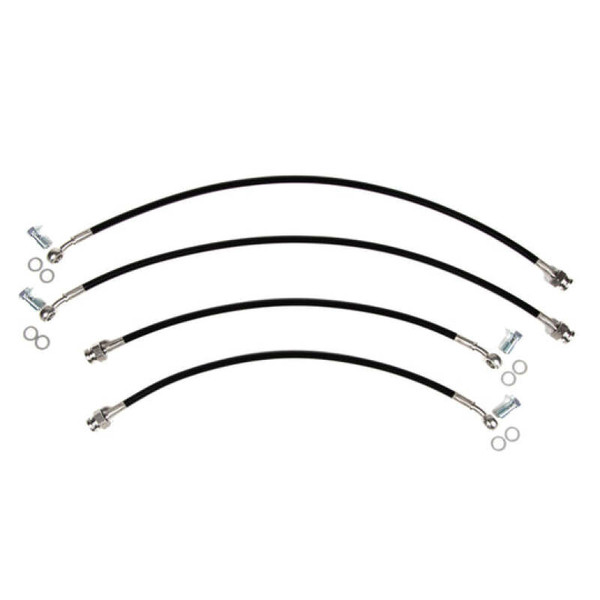 Chase Bays 97-13 Chevrolet Corvette C5/C6 Caliper Brake Lines - Front & Rear Lines - CB-CC-FW