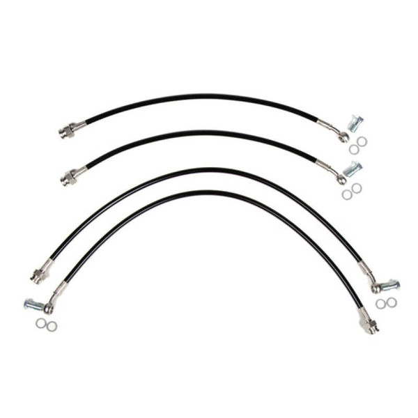 Chase Bays 97-13 Chevrolet Corvette C5/C6 Front and Rear Extended Caliper Brake Lines - CB-CC-FWEXT